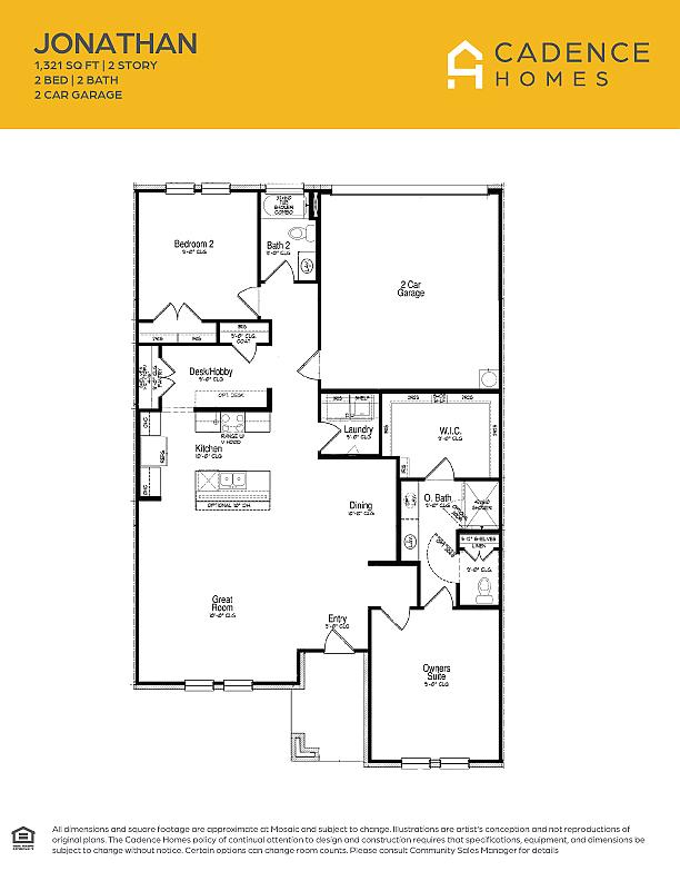 Jonathan Floor Plan at Talia Master-Planned Community Photo 2