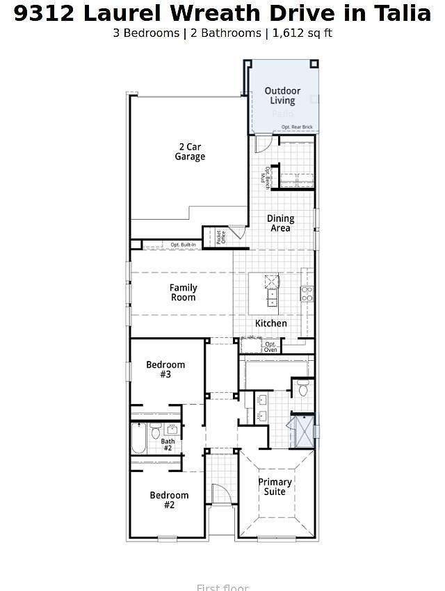 New Home 9312 Laurel Wreath Drive at Talia in Mesquite, TX Photo 3