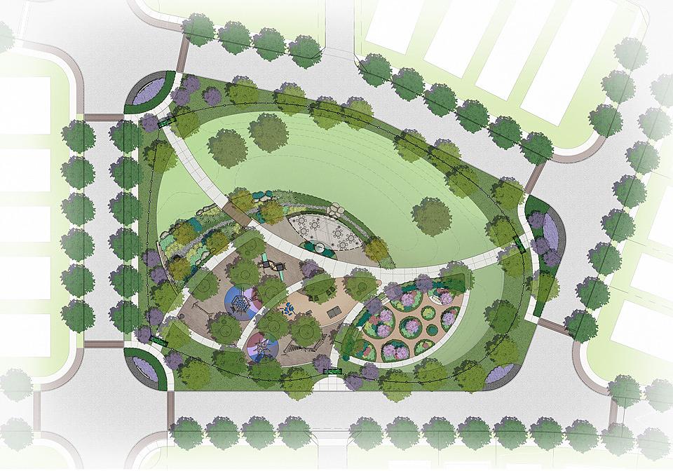 Mesquite, Texas park renderings