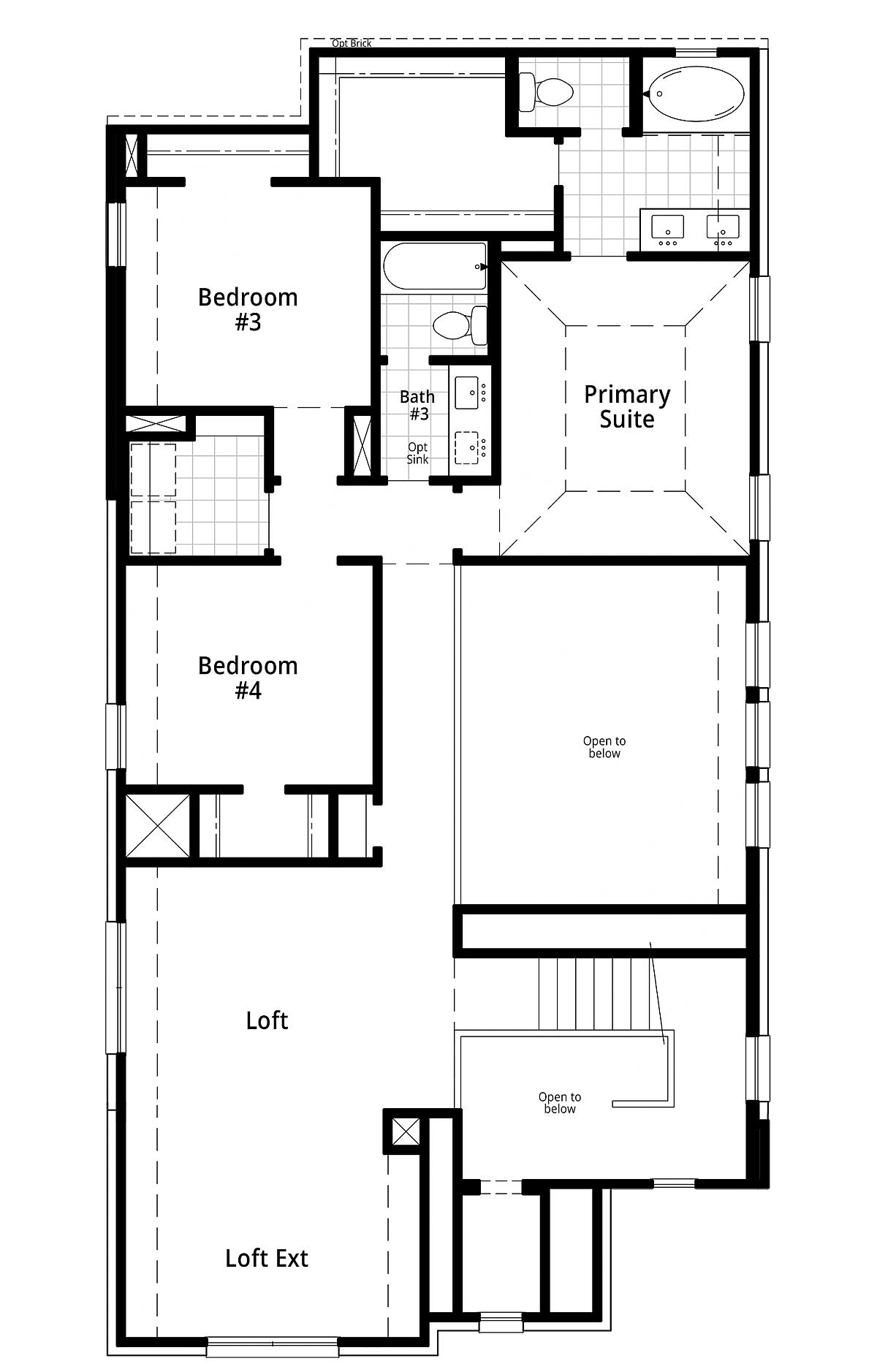 Plan Chagall Floor Plan at Talia Master-Planned Community Photo 5