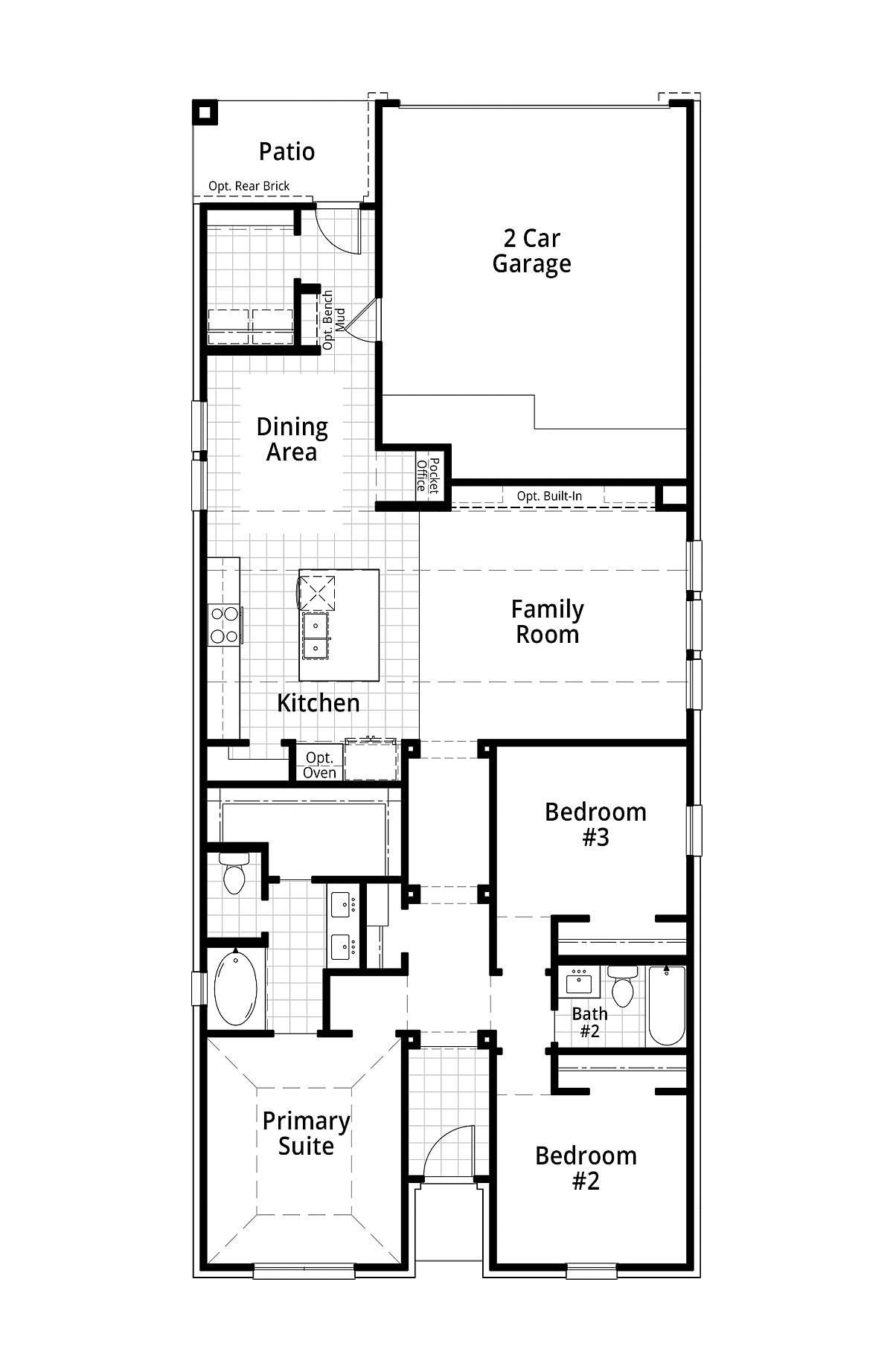 Plan Turner Floor Plan at Talia Master-Planned Community Photo 4