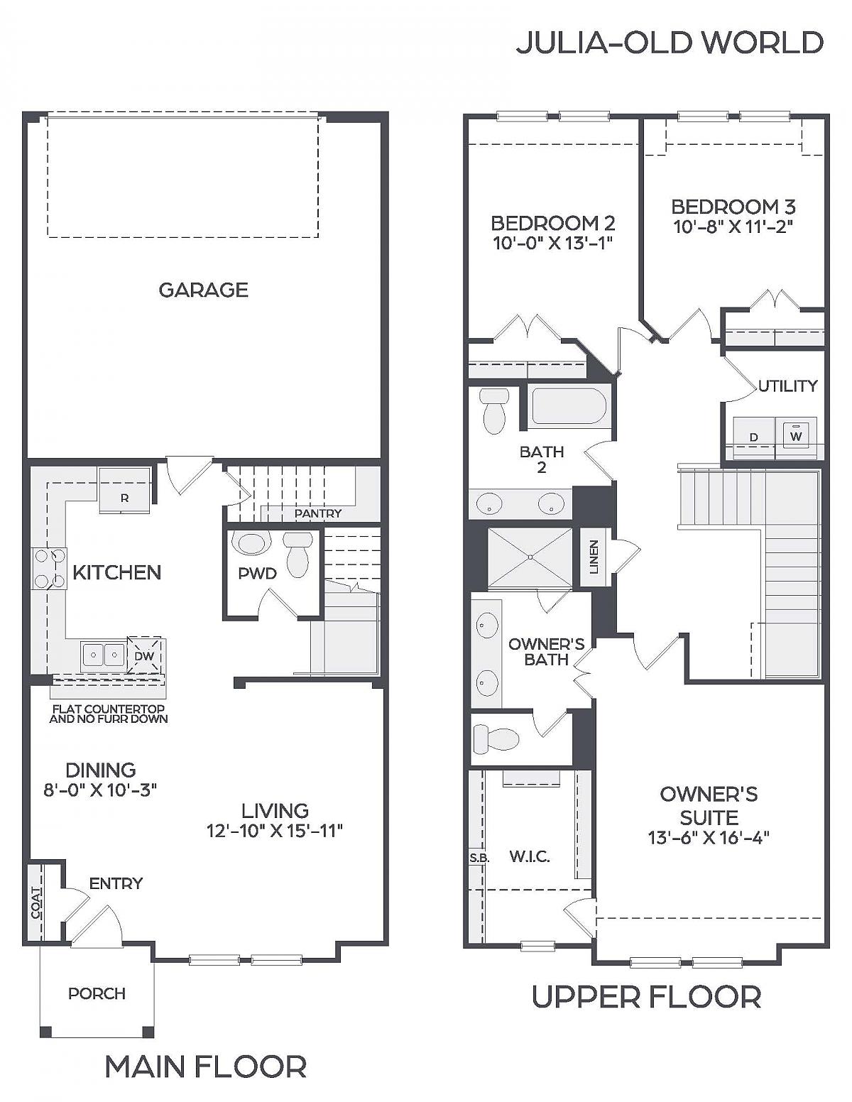 Julia - Old World  Floor Plan at Talia Master-Planned Community Photo 2